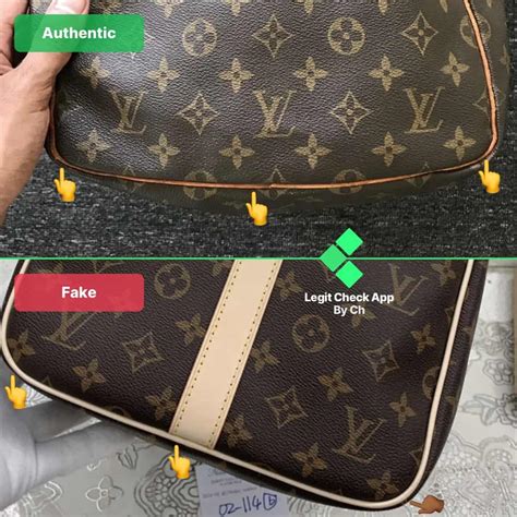 louis vuitton slides real vs fake|authentic Louis Vuitton bag identification.